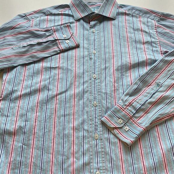 Bugatchi Dress Shirt Sz. L - Picture 2 of 9